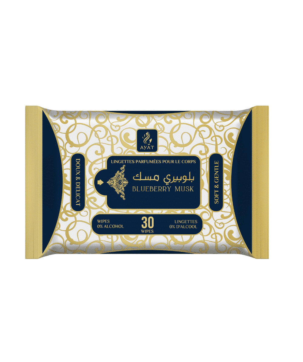 Lingettes Intimes Parfumées Blueberry Musk - Ayat Perfumes