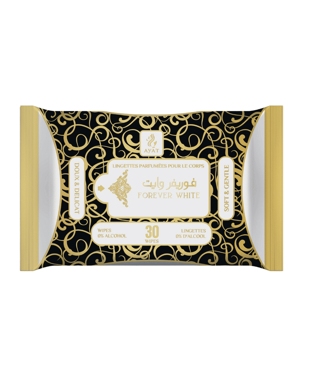 Lingettes Intimes Parfumées Forever White - Ayat Perfumes