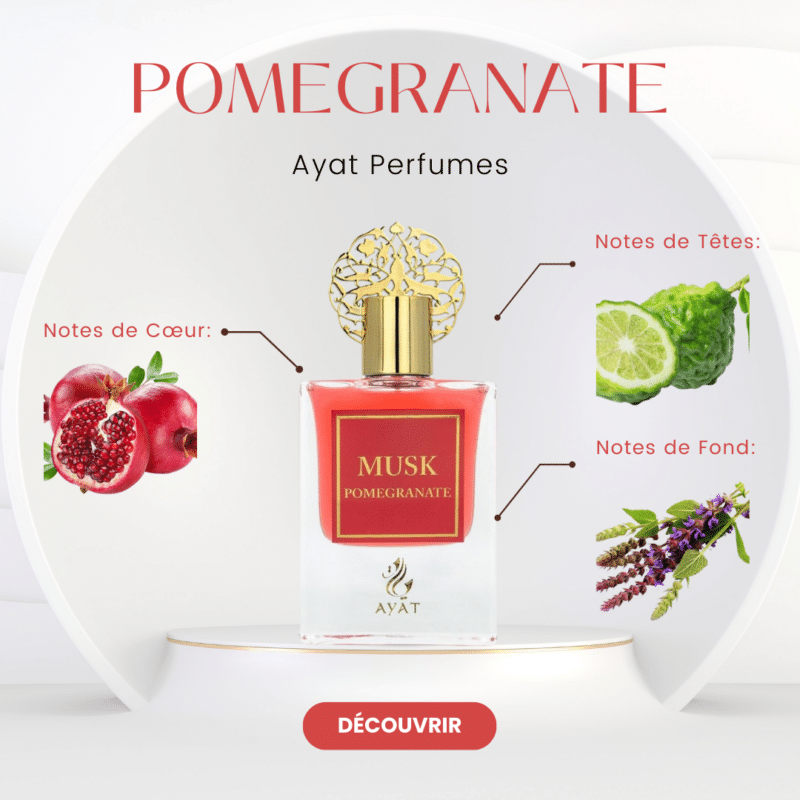 Notes olfactives Musk Pomegranate - Ayat Perfumes