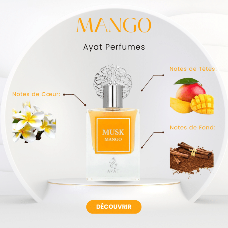 Notes olfactives Musk Mango - Ayat Perfumes
