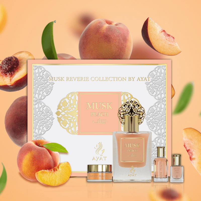 Coffret Eau de Parfum Musk Peach – Ayat Perfumes