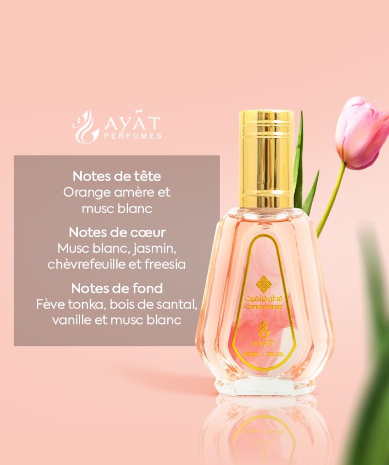 Parfum Cotton Velvet Notes - Ayat Perfumes