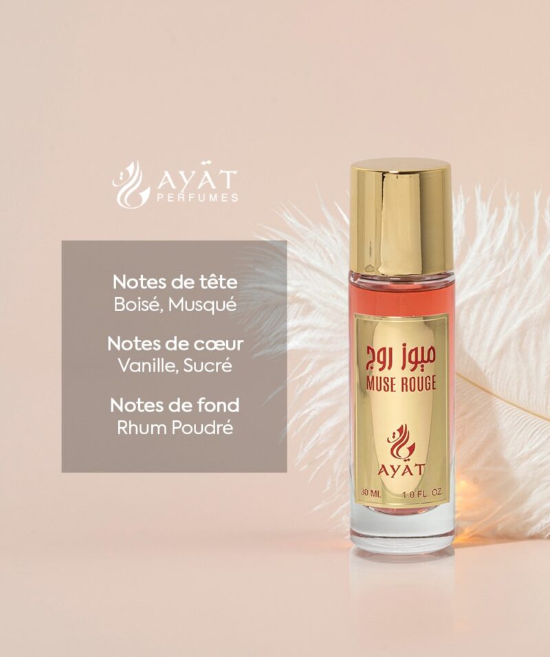 Parfum Muse Rouge Notes - Ayat Perfumes