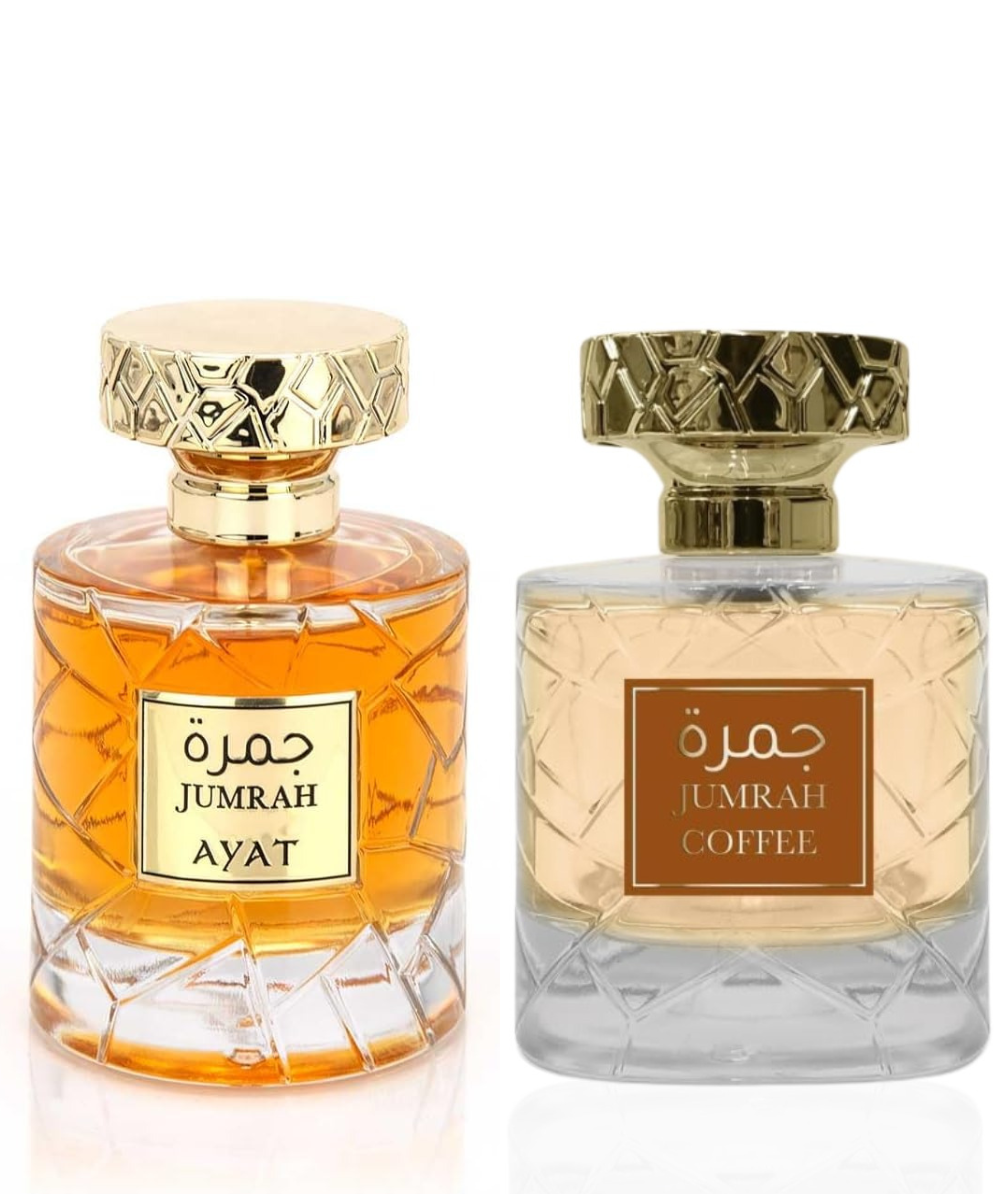 Eau de Parfums Jumrah & Jumrah Coffee de chez Ayat Perfumes