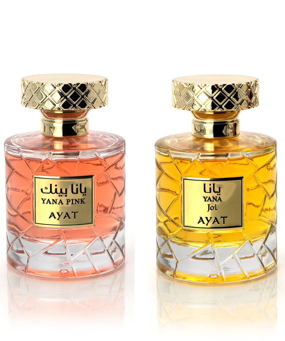 Coffret Parfums Yana Joi et Yana Pink de chez Ayat Perfumes - Parfums de Dubai